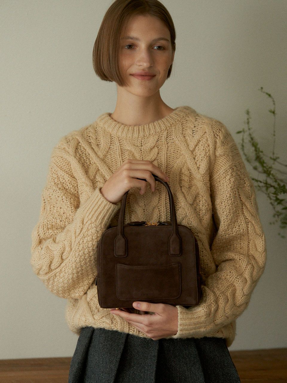 ● demeriel ● Cayley Boston Bag Small Designer fashion, Seoul-fully created | W Concept