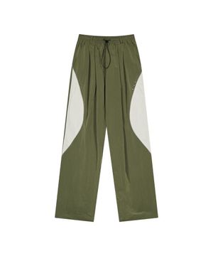 Silk Wave Double Pants_Khaki Cream