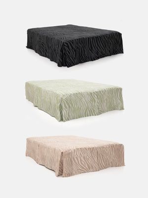 지브라 고밀도 순면 맞주름 베드스커트