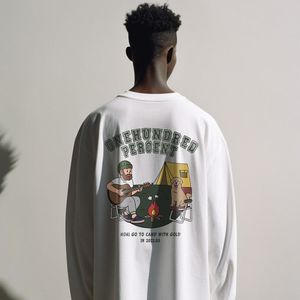 OHP X MOAI b캠핑 베이직 긴팔티셔츠