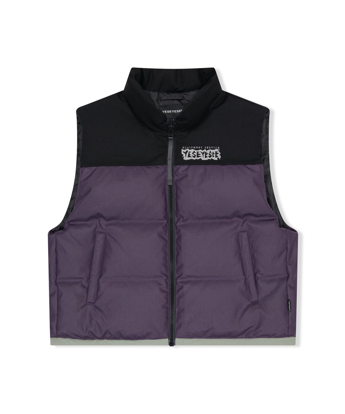 예스아이씨(YESEYESEE) Hooligans Down Vest Purple