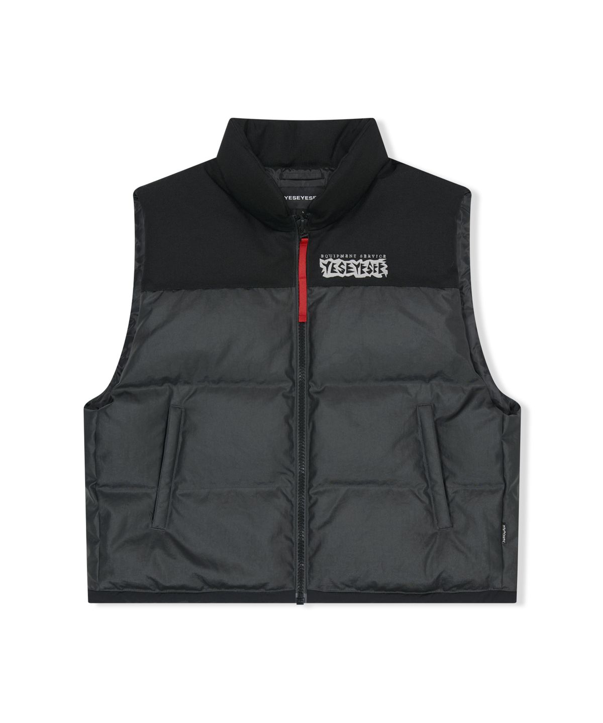 예스아이씨(YESEYESEE) Hooligans Down Vest Black