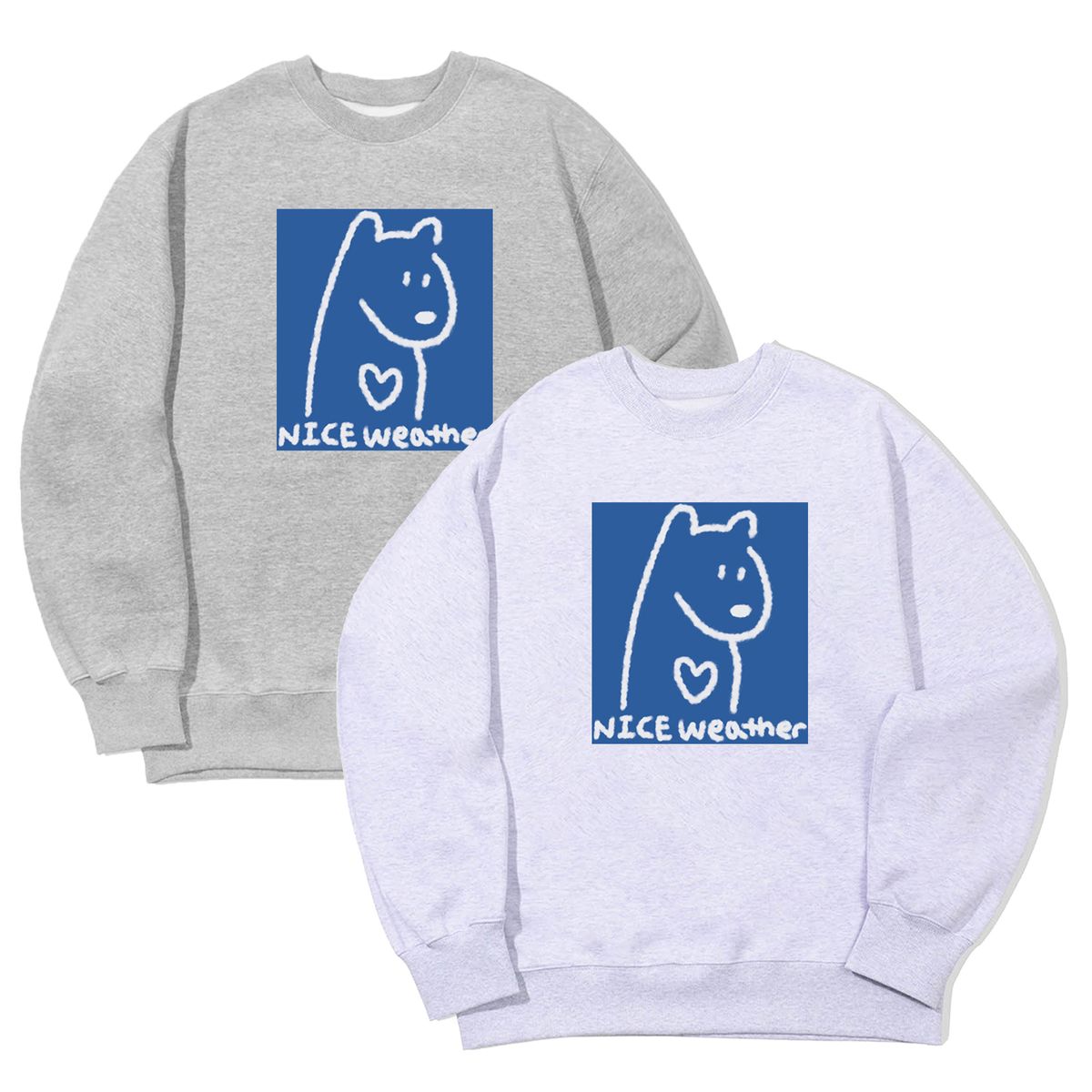 어썸어스(AWESOMEUS) (23FW)NICE WEAHRER DOG SWEAT SHIRTS_3 COLOR