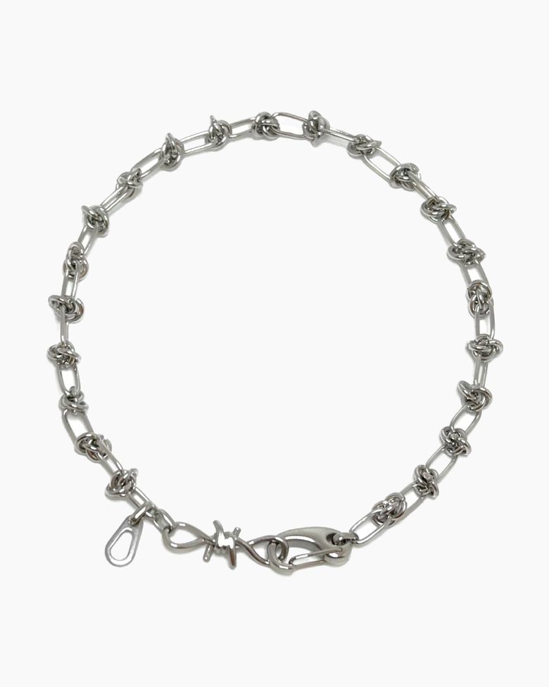 Mix wave chain necklace