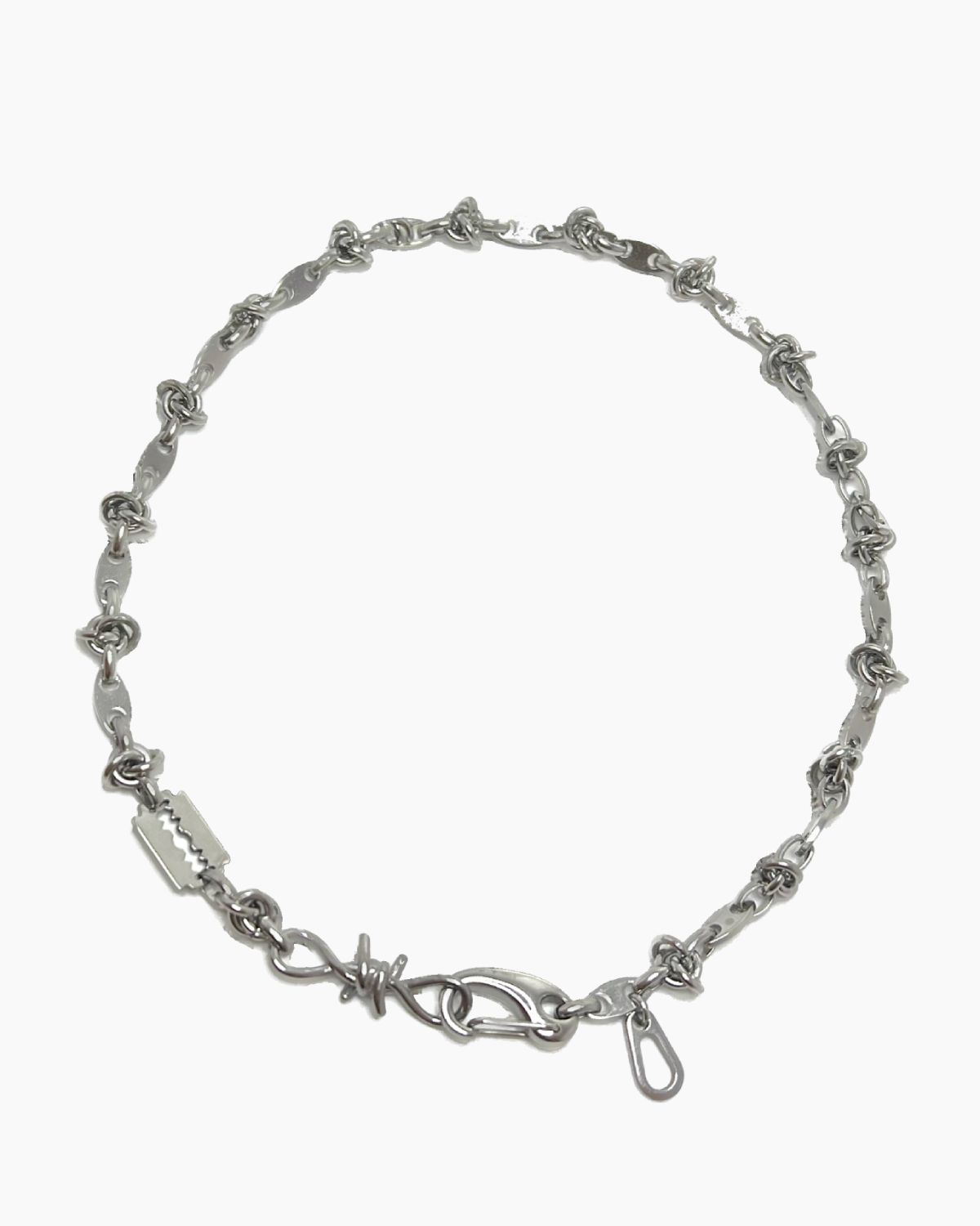 셉텐벌5(SEPTEMBER5) Mix wave chain necklace no.2