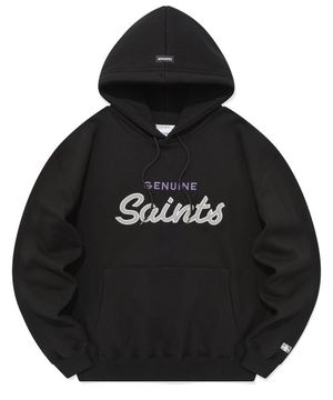 SP 로프 로고 후드-블랙