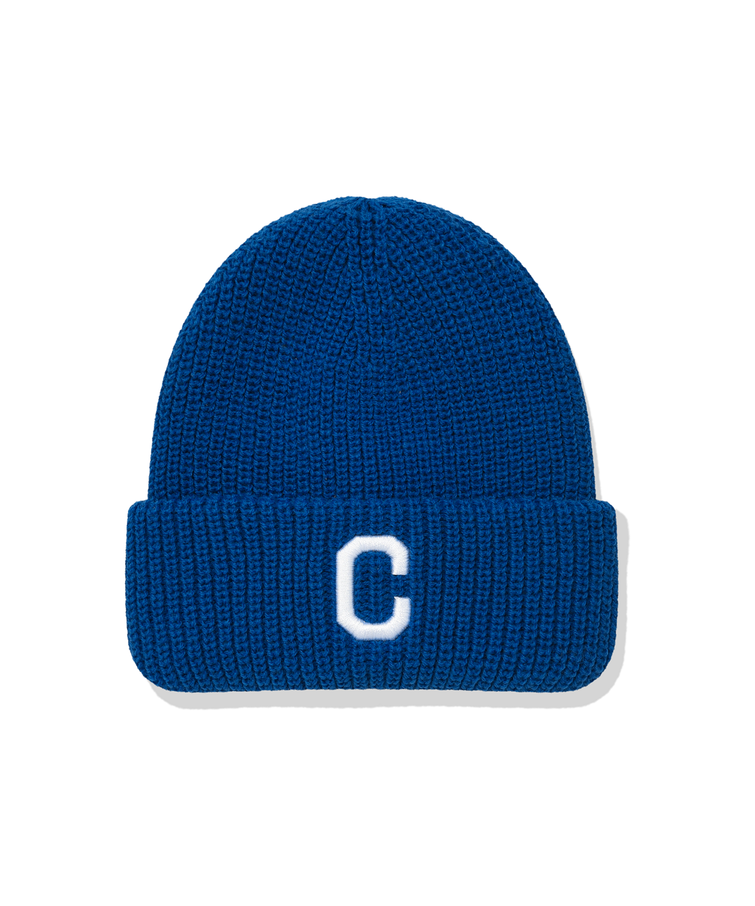 ★【COVERNAT】★COLLEGE C LOGO MIDDLE BEANI.E★ビーニー★ MUSINSA公式 | COVERNAT College C Logo Middle Beanie Blue