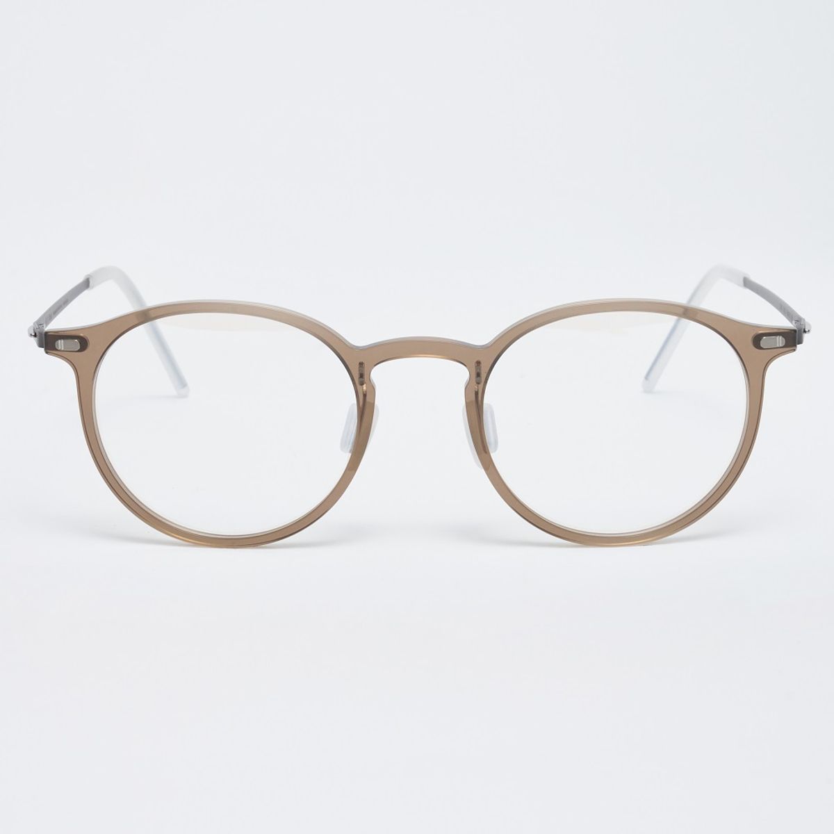 알로아이웨어(ALO EYEWEAR) [The air] AL5301 1010G 초경량 미니멀 라운드 카키그레이 안경테 블루라이트 렌즈 선택