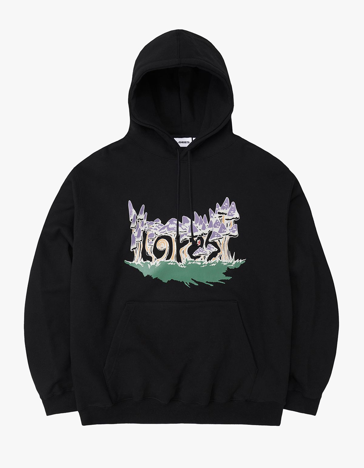 로어즈(LORES) Fungus Hoodie - Black