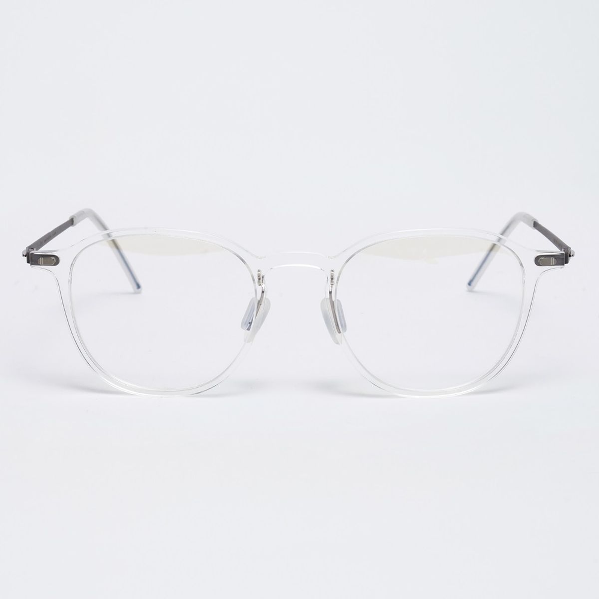 알로아이웨어(ALO EYEWEAR) [The air] AL5302 2010G 초경량 미니멀 스퀘어 투명클리어 안경테 블루라이트 렌즈 선택