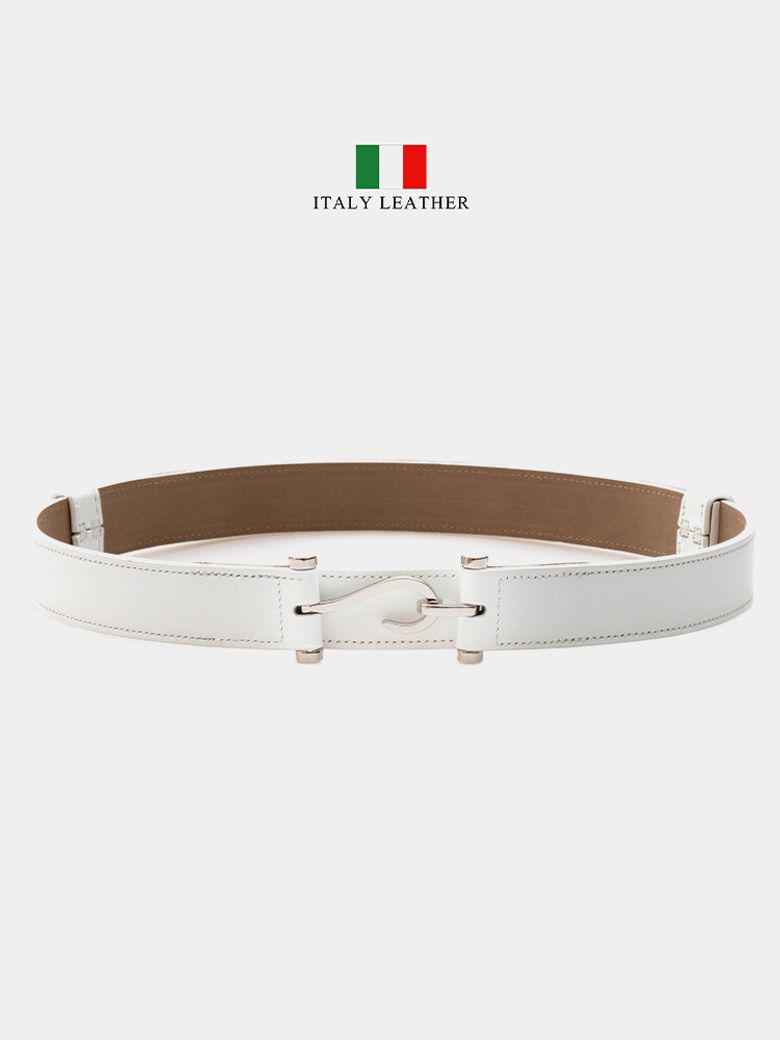 ALCBT002 Hook Belt White