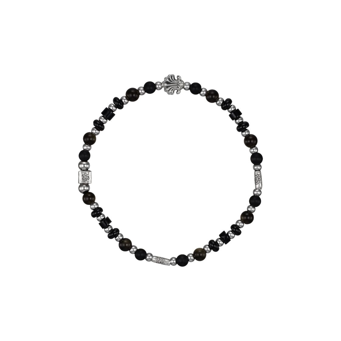[SCUDO] 25SS-Ethnic Obsidian Onyx Karen 韓国 ブレスレット 스쿠도(SCUDO) shell obsidian karen - 후기 | 무신사