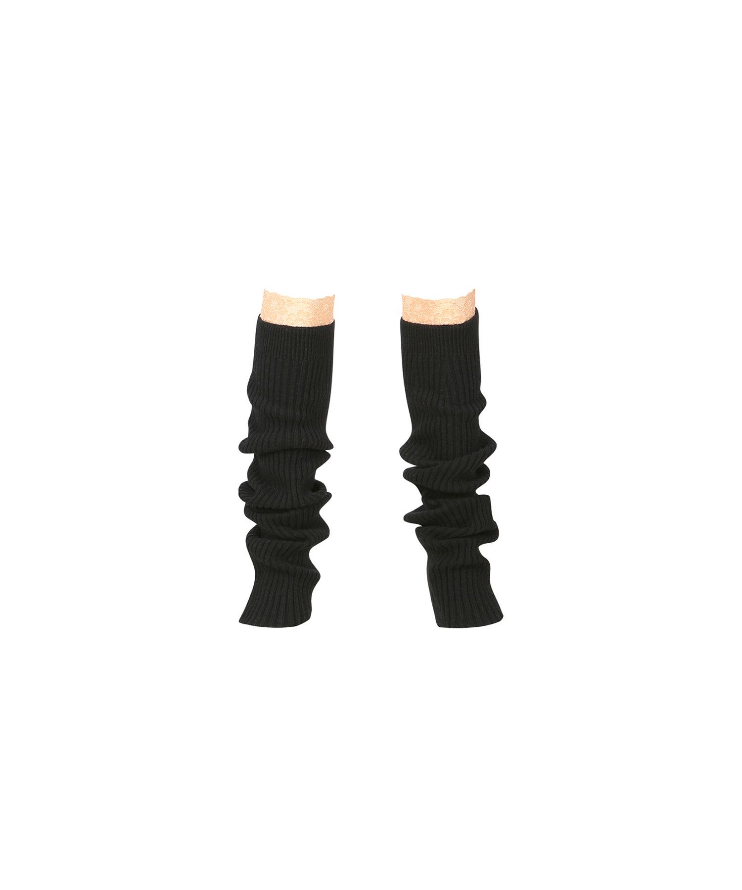 【ANDERSSON BELL】SHISHI KNIT LACE LEG WARMER (BLACK) MUSINSA | ANDERSSON BELL FOR WOMEN (Essential) Sissy