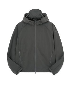 크리스피 나일론 유틸리티 자켓 [차콜]