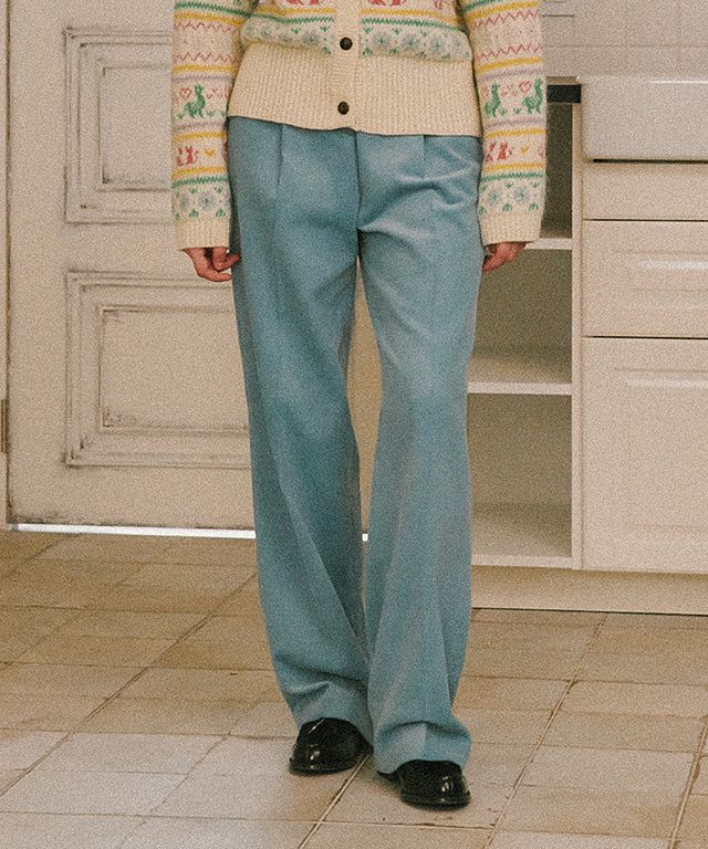 ★送料・関税込★RONRON★PINTUCK CORDUROY PANTS★ MUSINSA | RONRON PINTUCK CORDUROY PANTS SKY BLUE