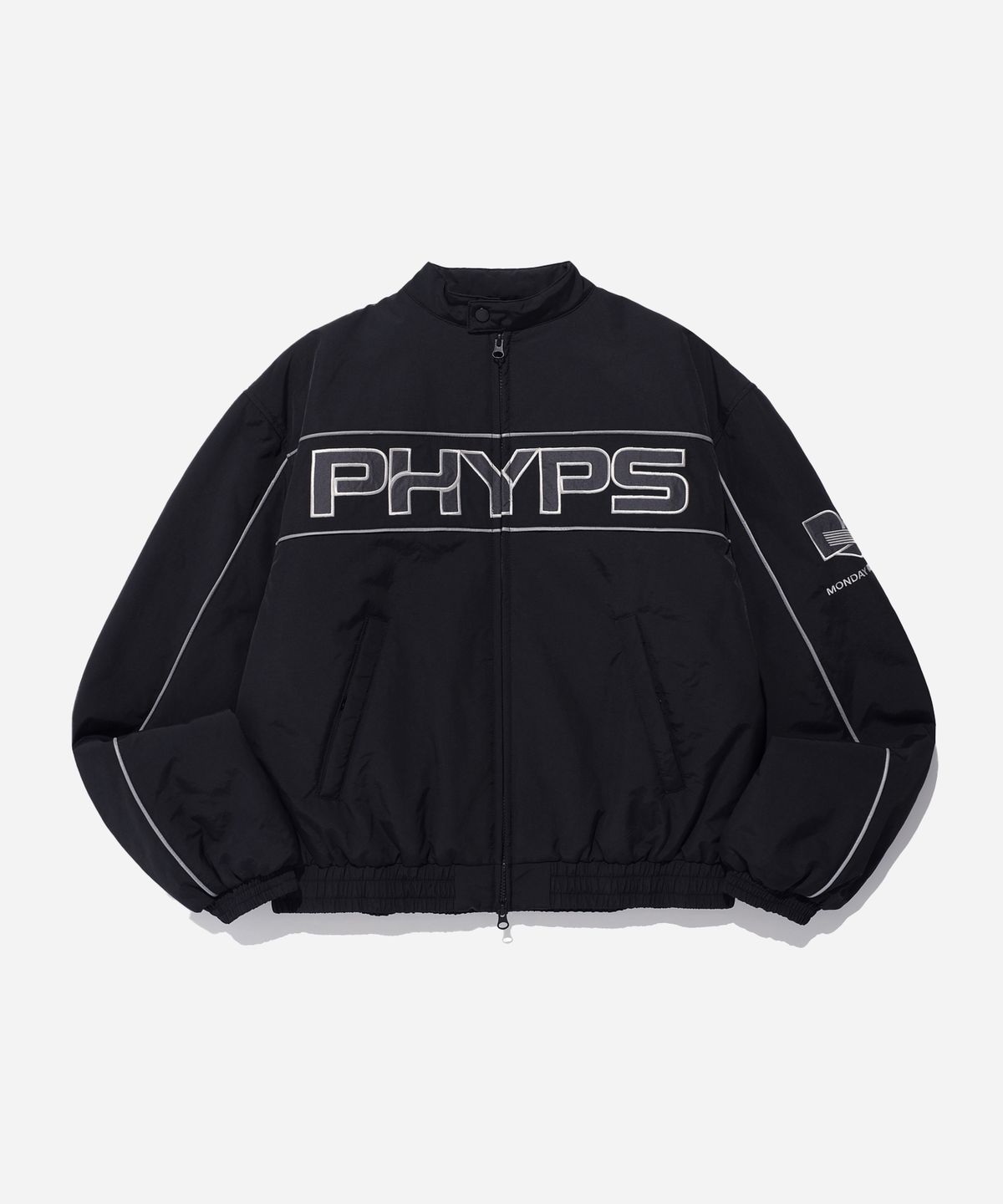 피지컬 디파트먼트(PHYSICAL DEPARTMENT) 챌린저 레이서 자켓_블랙