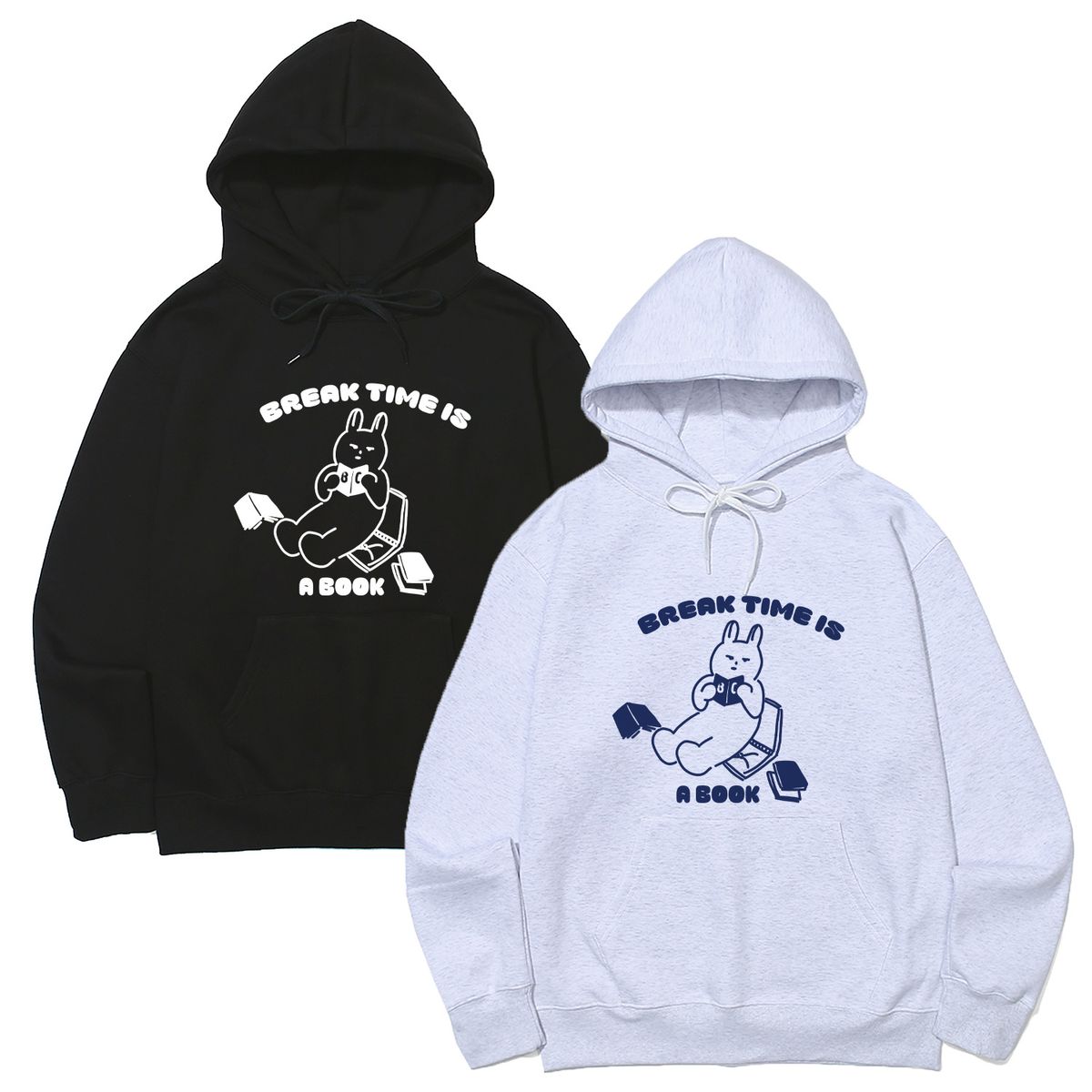 어썸어스(AWESOMEUS) (23FW)BREAK TIME IS A BOOK HOODIE_3 COLOR