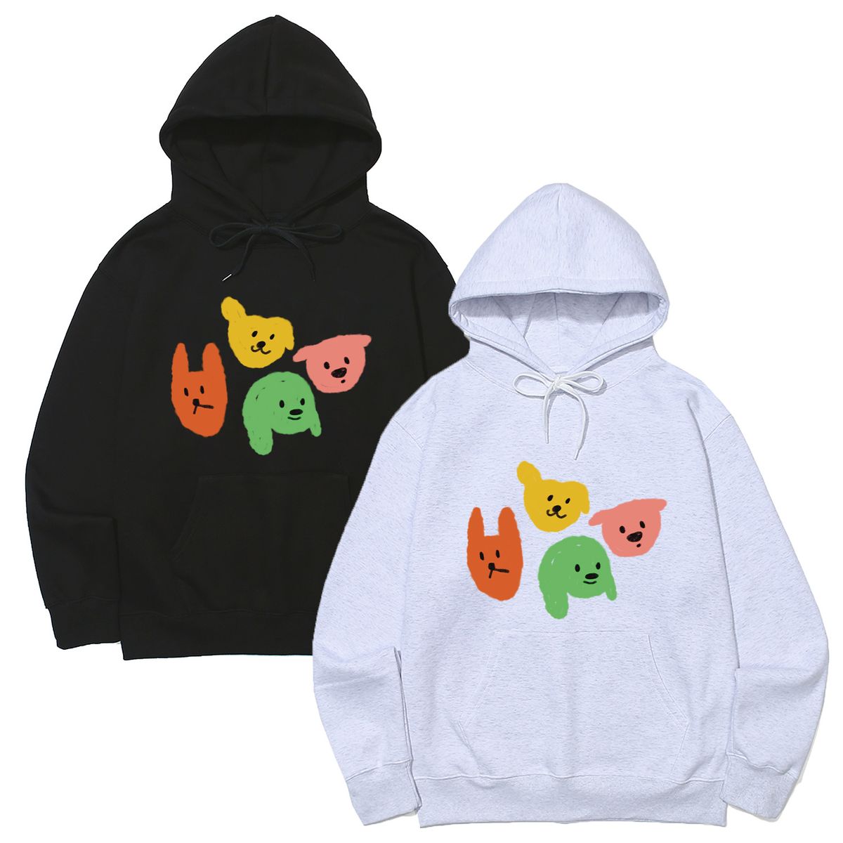 어썸어스(AWESOMEUS) (23FW)DOG FAMILY HOODIE_3 COLOR