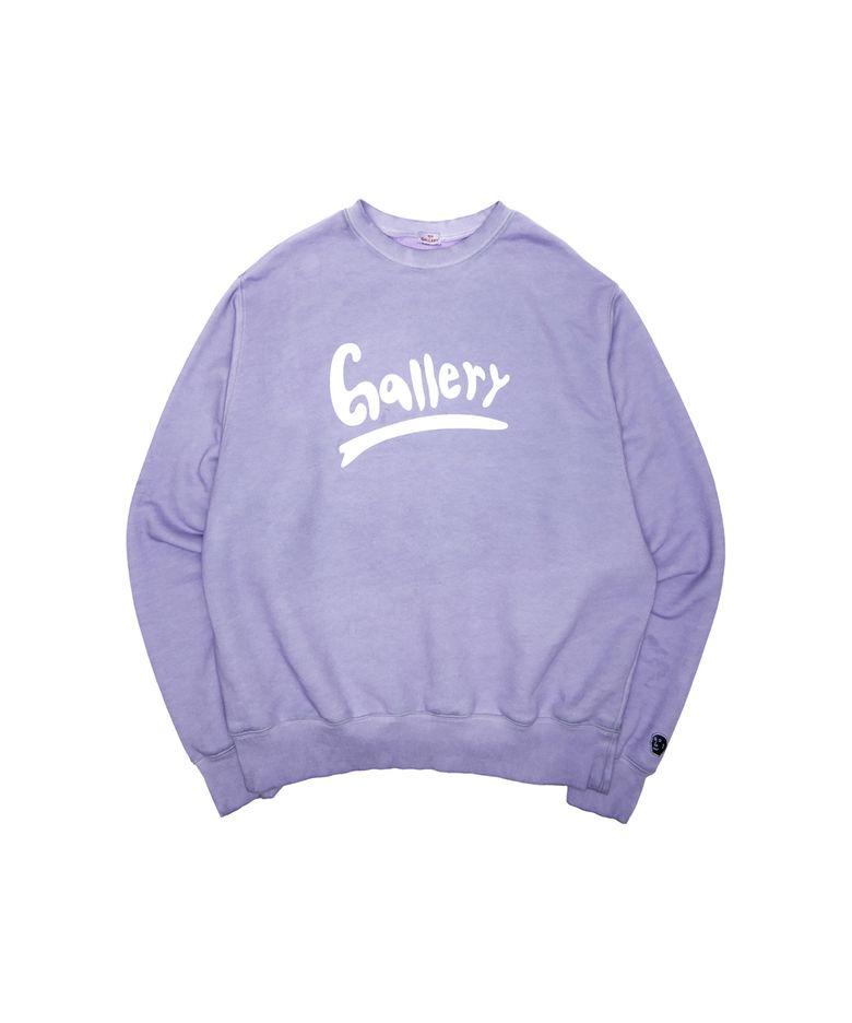 Gallery Wave Logo Graphic Sweatshirt - Light Purple