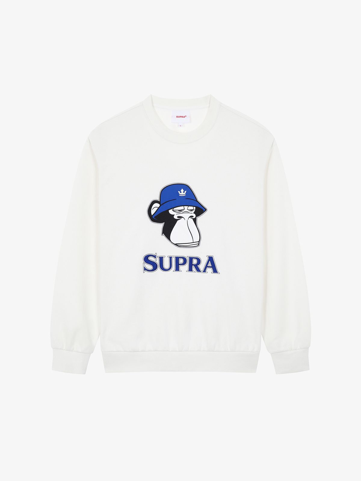 수프라(SUPRA) BAYC 골프 그래픽 오버핏 맨투맨(CREAM)