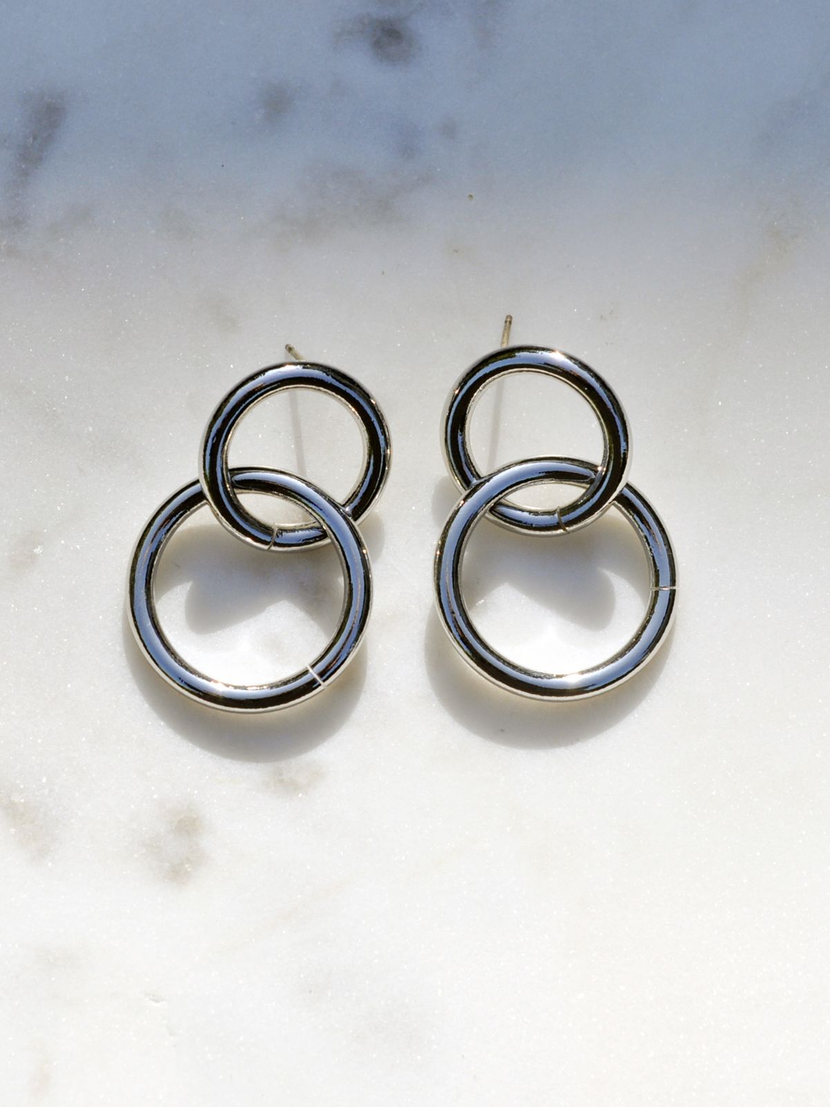 조에나(ZOENA) Snowman earrings Silver