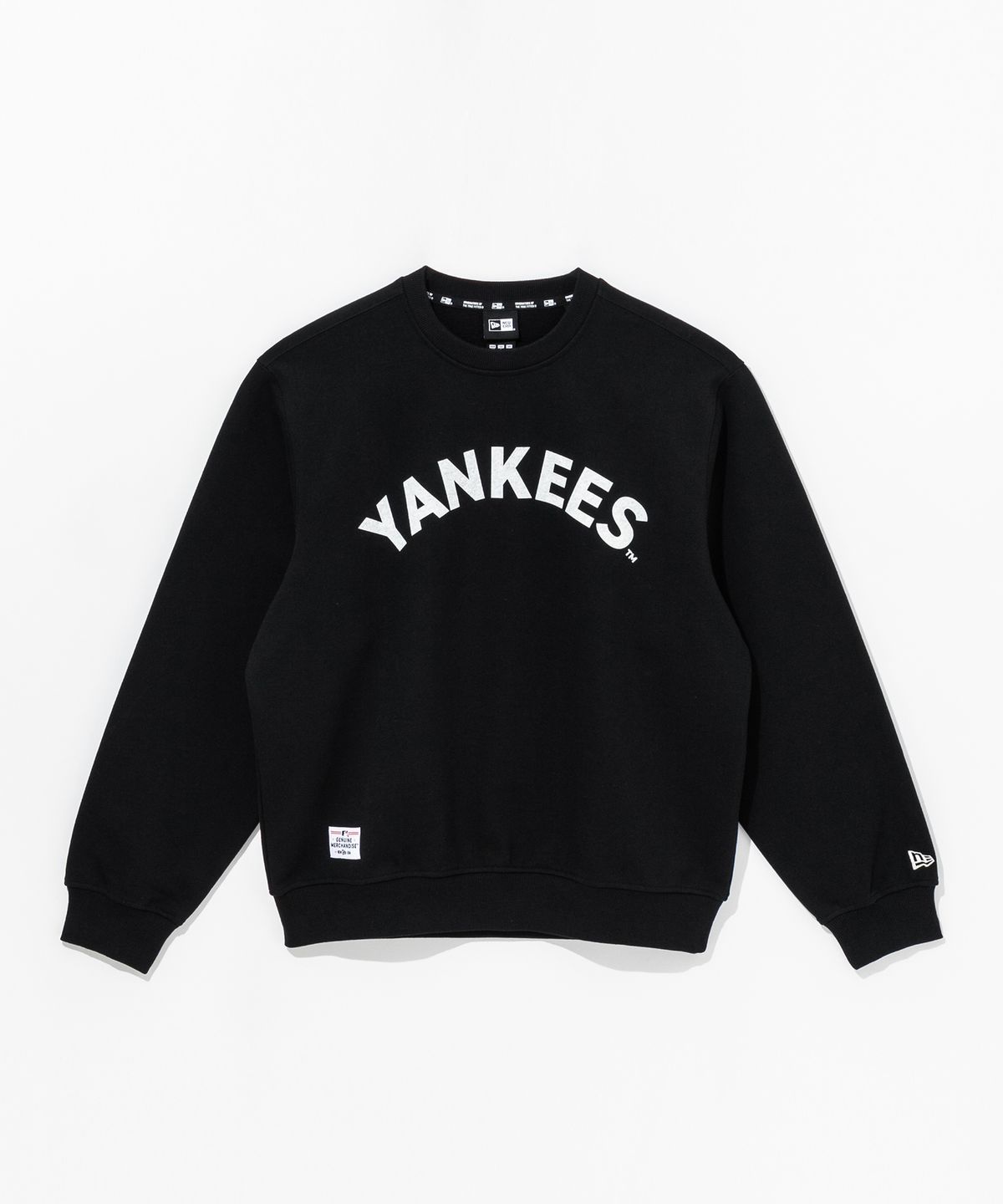 뉴에라(NEW ERA) MLB 뉴욕양키스 아치로고 맨투맨 블랙
