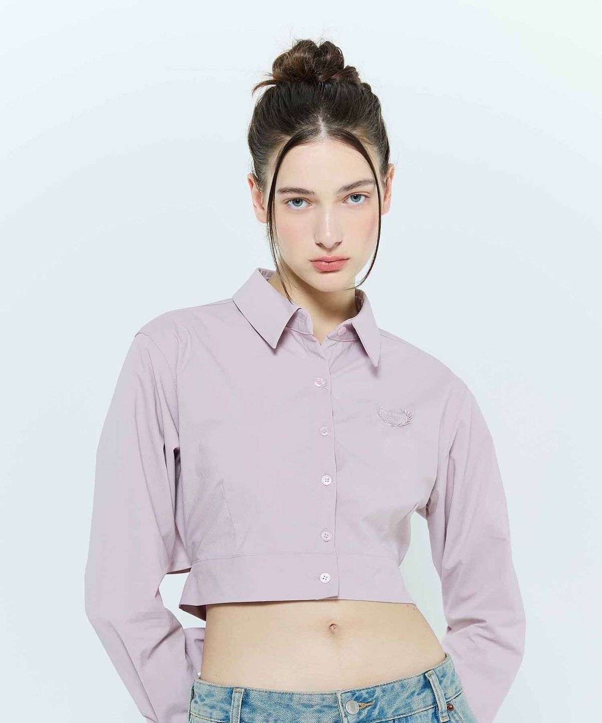 라티젠(LARTIGENT) L6 RIBBON SHIRT(PINK)
