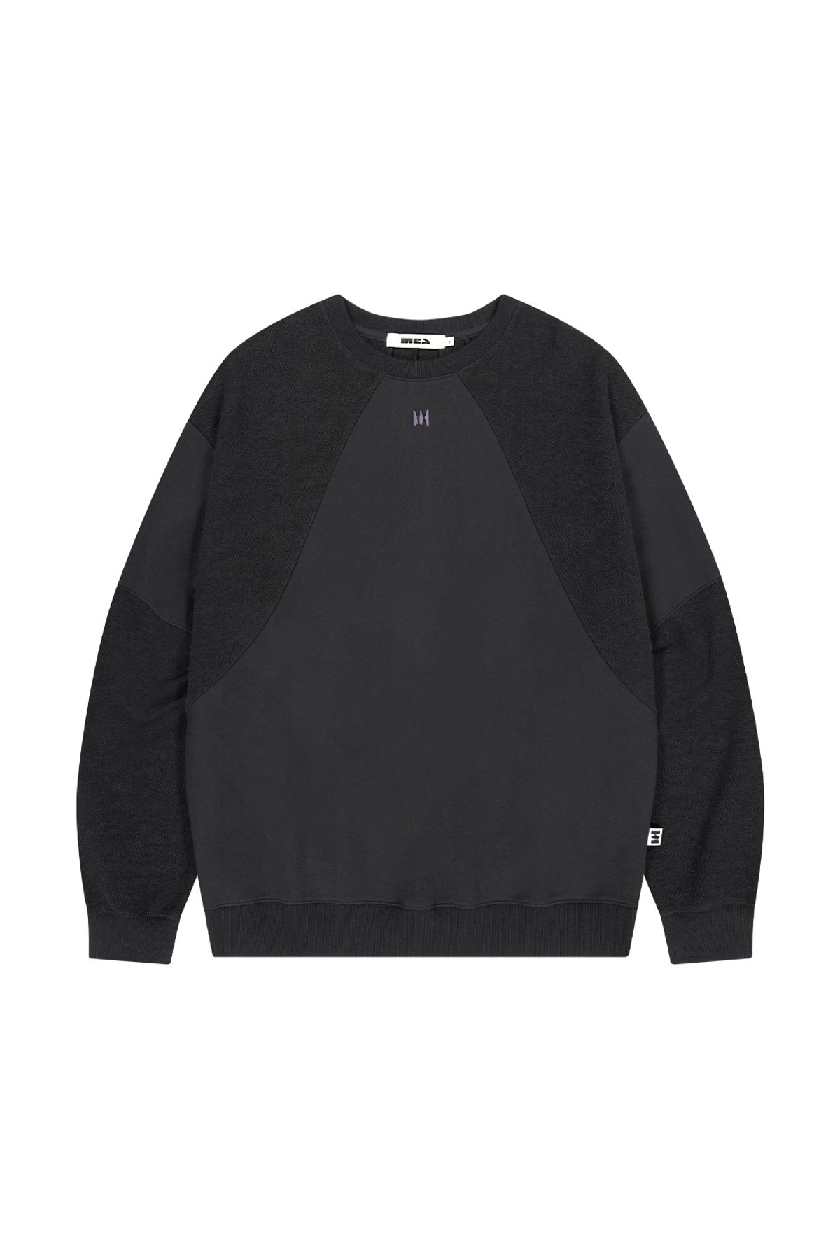 메아(MEA) CONSTRUCTION SWEAT SHIRT [BLACK]