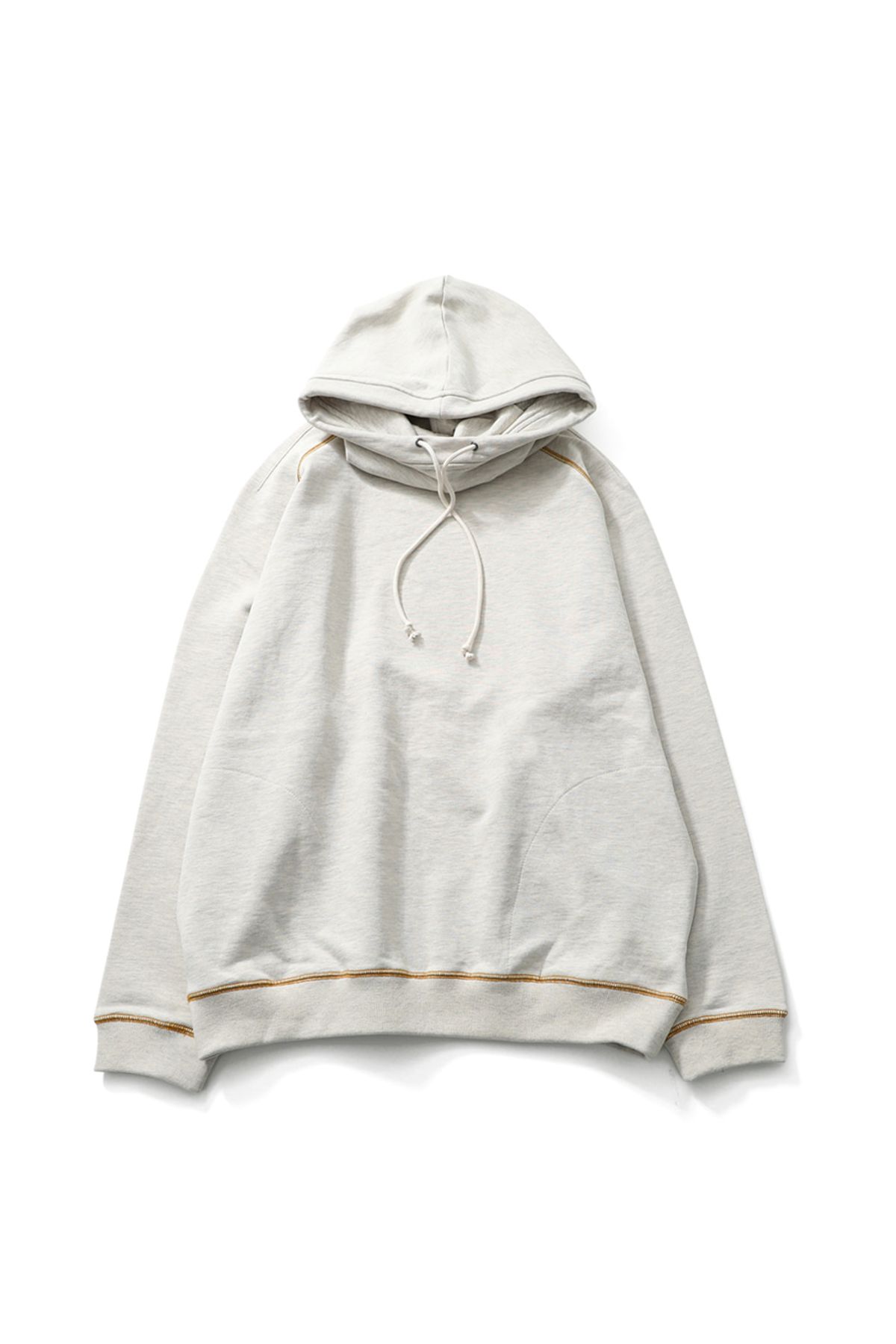 홀리선(HORLISUN) Willow Funnel Stitch Raglan Hoodie Oatmeal