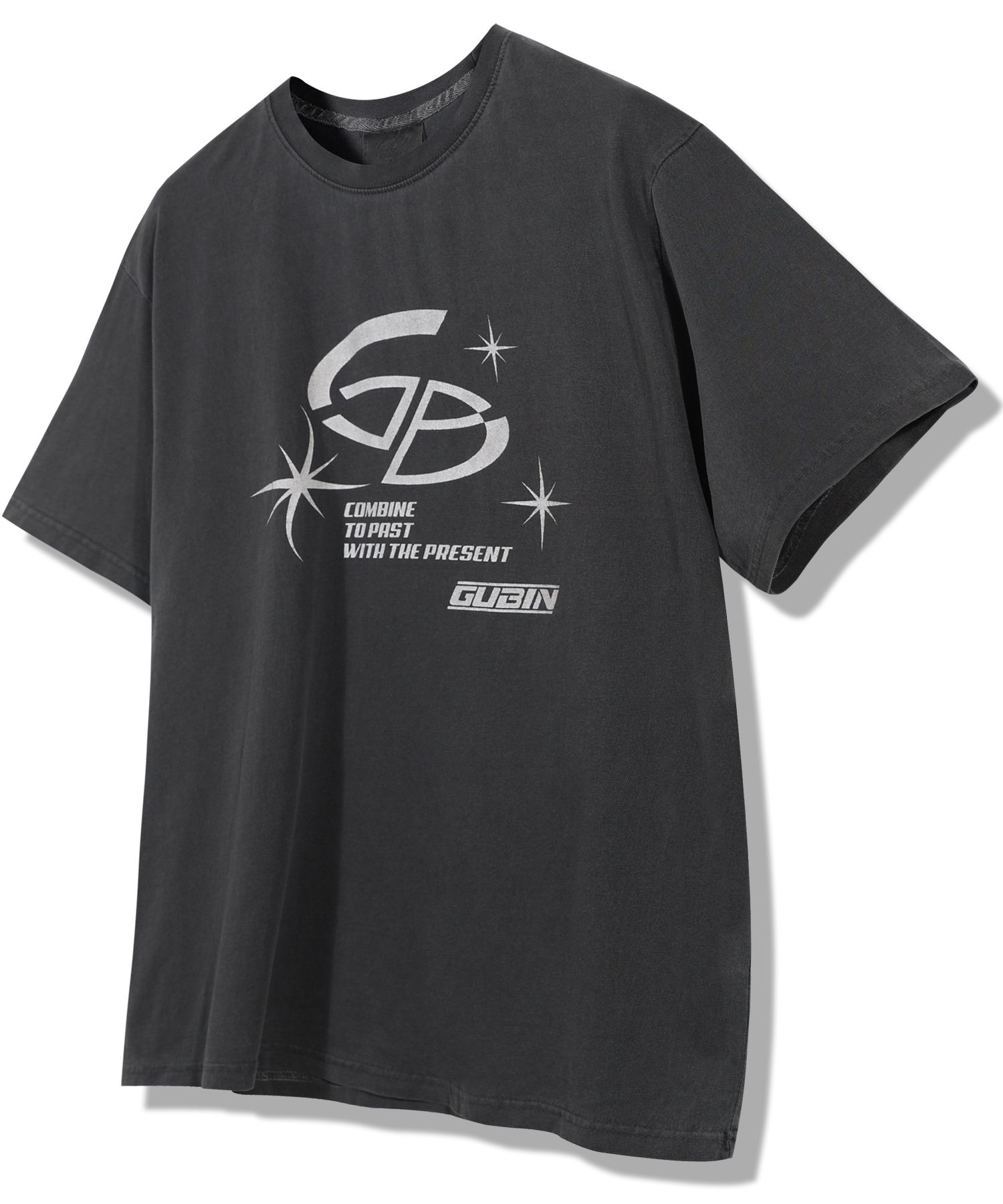 ★GUBIN★ Pigment Starlight Short Sleeve T-Shirt Charcoal MUSINSA | GUBIN Pigment Starlight Short Sleeve T-Shirt