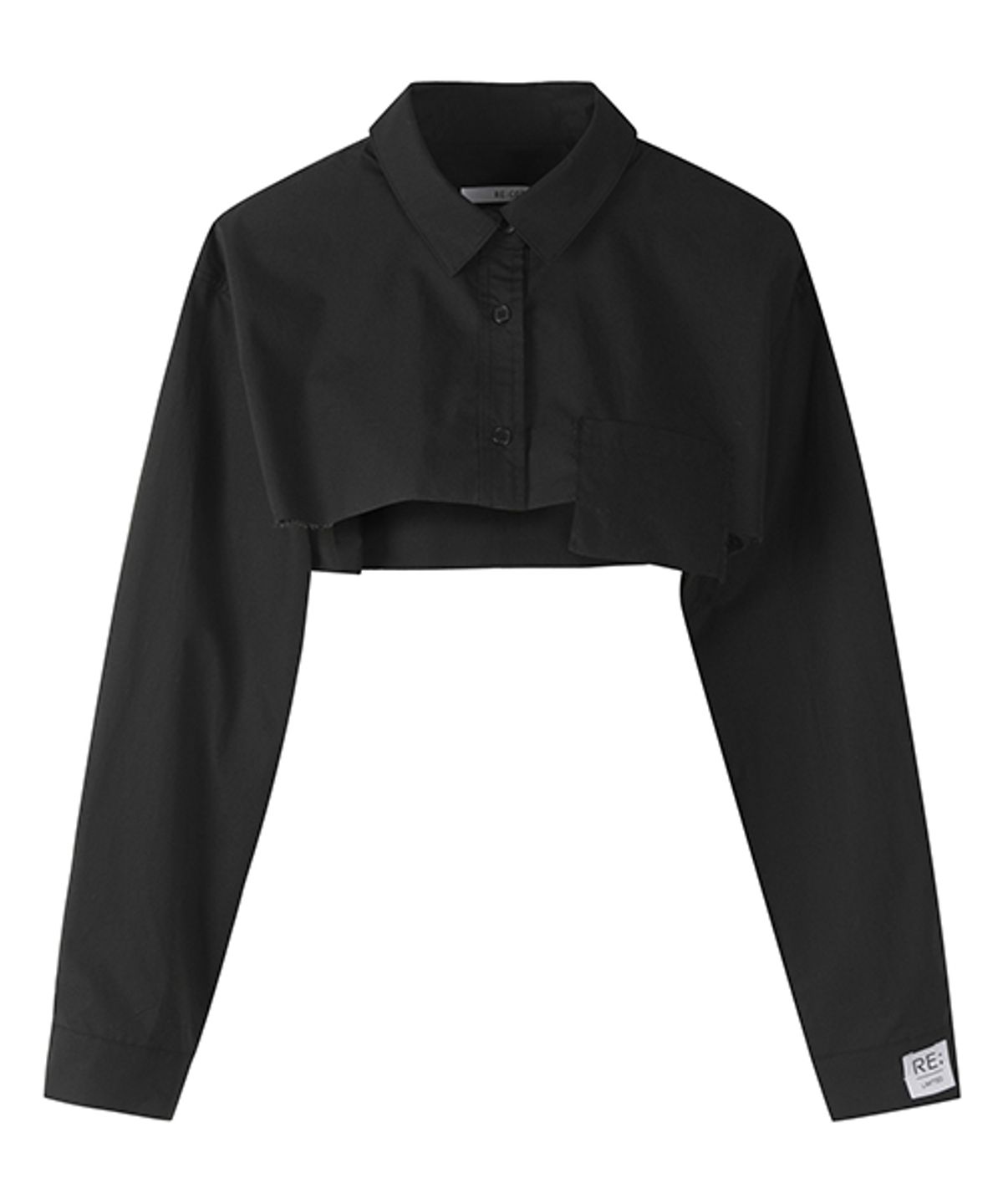 래코드(RECODE) Bolero Layered Shirts_RYAAA23546BKX