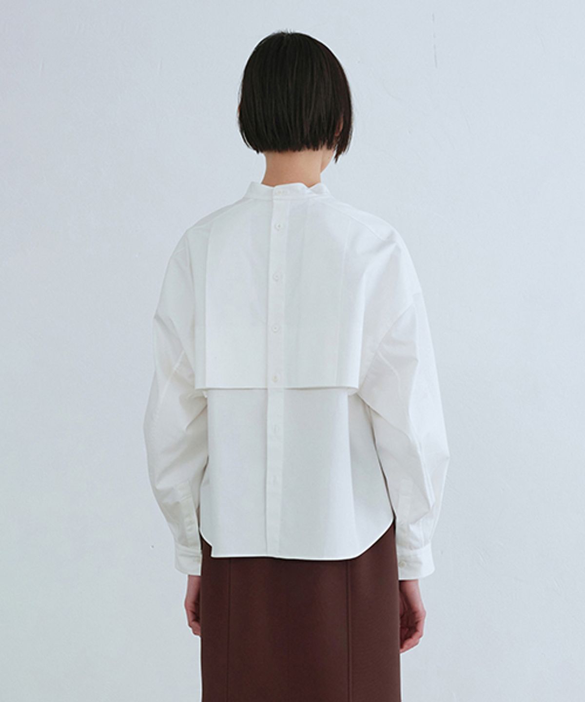 래코드(RECODE) Backward Over Sized Shirts_RQSAA23502WHX