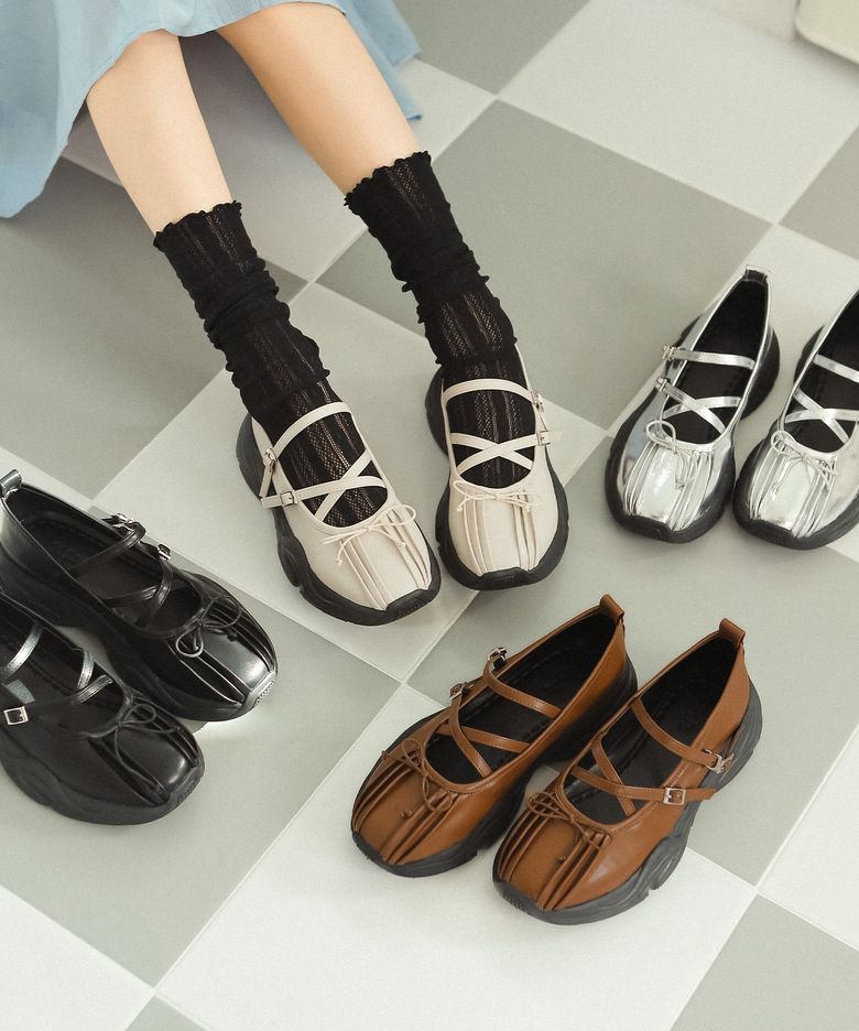 ljh7026 Platform ribbon maryjane _ 4colors