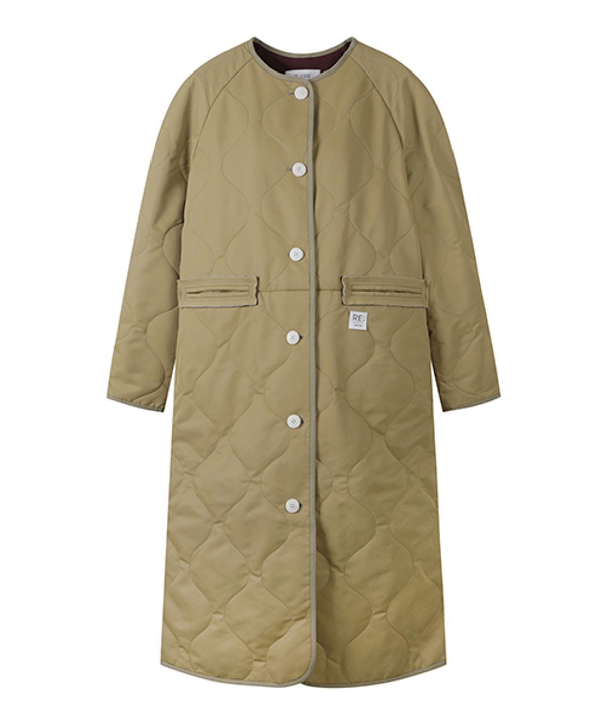 래코드(RECODE) Raw Pocket Detail Quilting Jumper_RQUAW23527BEX