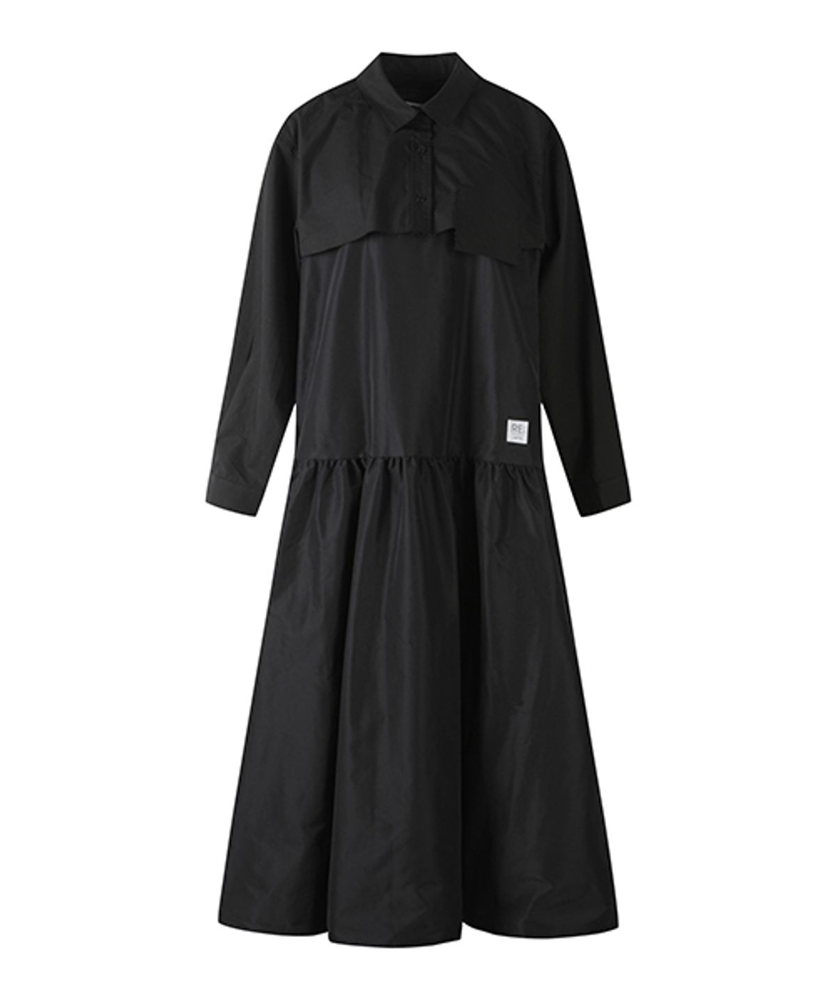 래코드(RECODE) Voluminous Layered Long Dress_RQDAA23543BKX