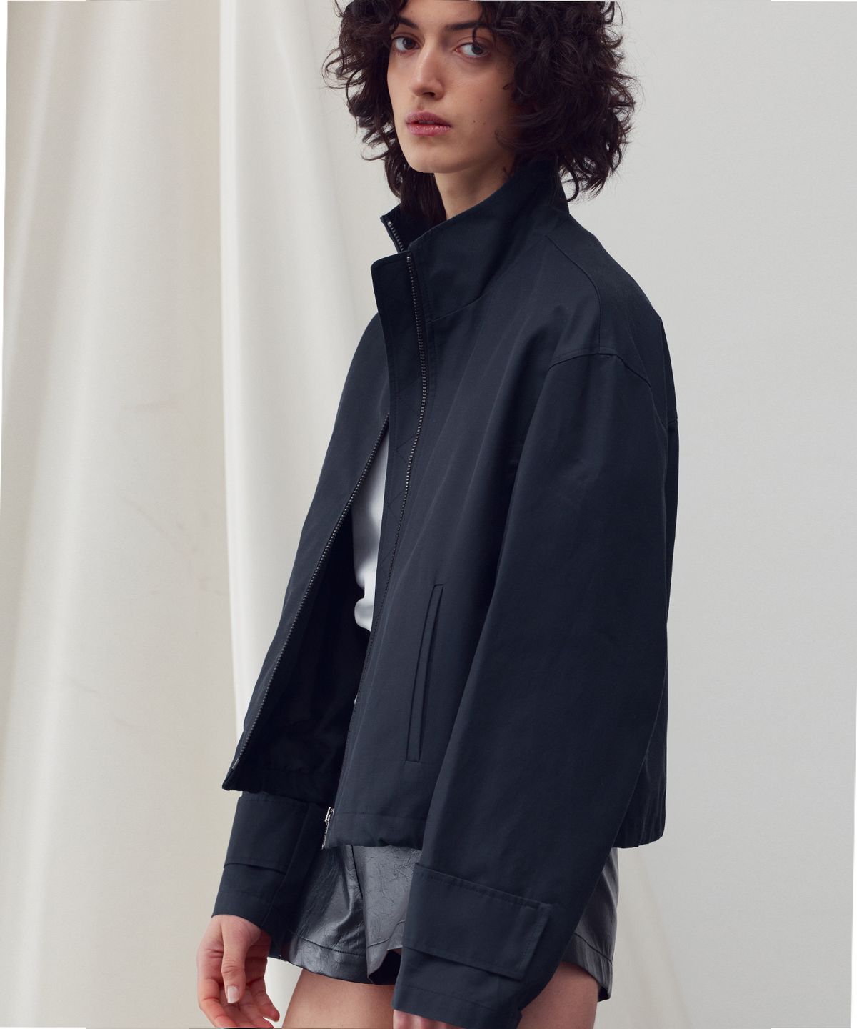 리이(RE RHEE) COTTON BLOUSON JACKET