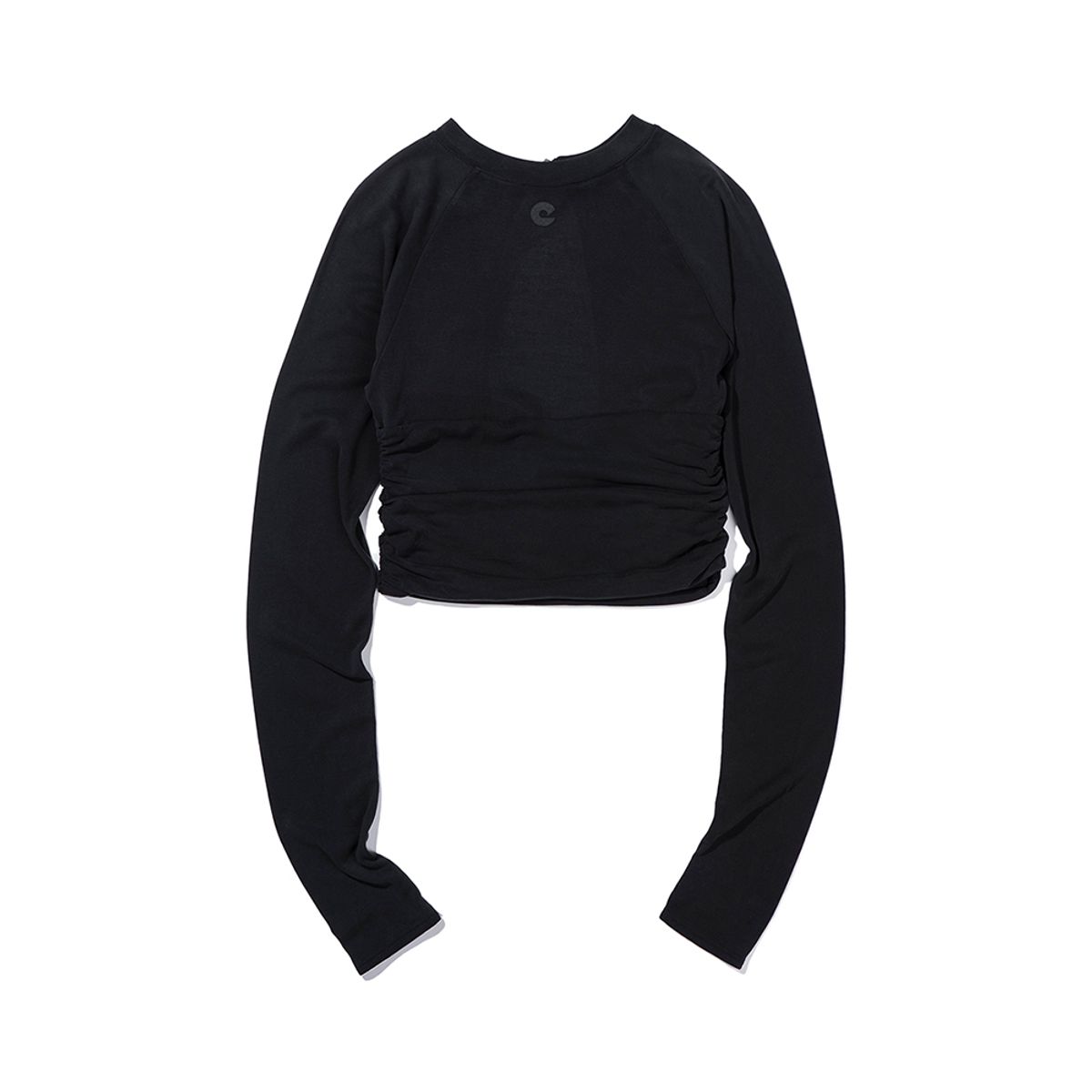 엑스트라오디너리(EXTRAORDINARY) SHIRRING LONGSLEEVE CHARCOAL