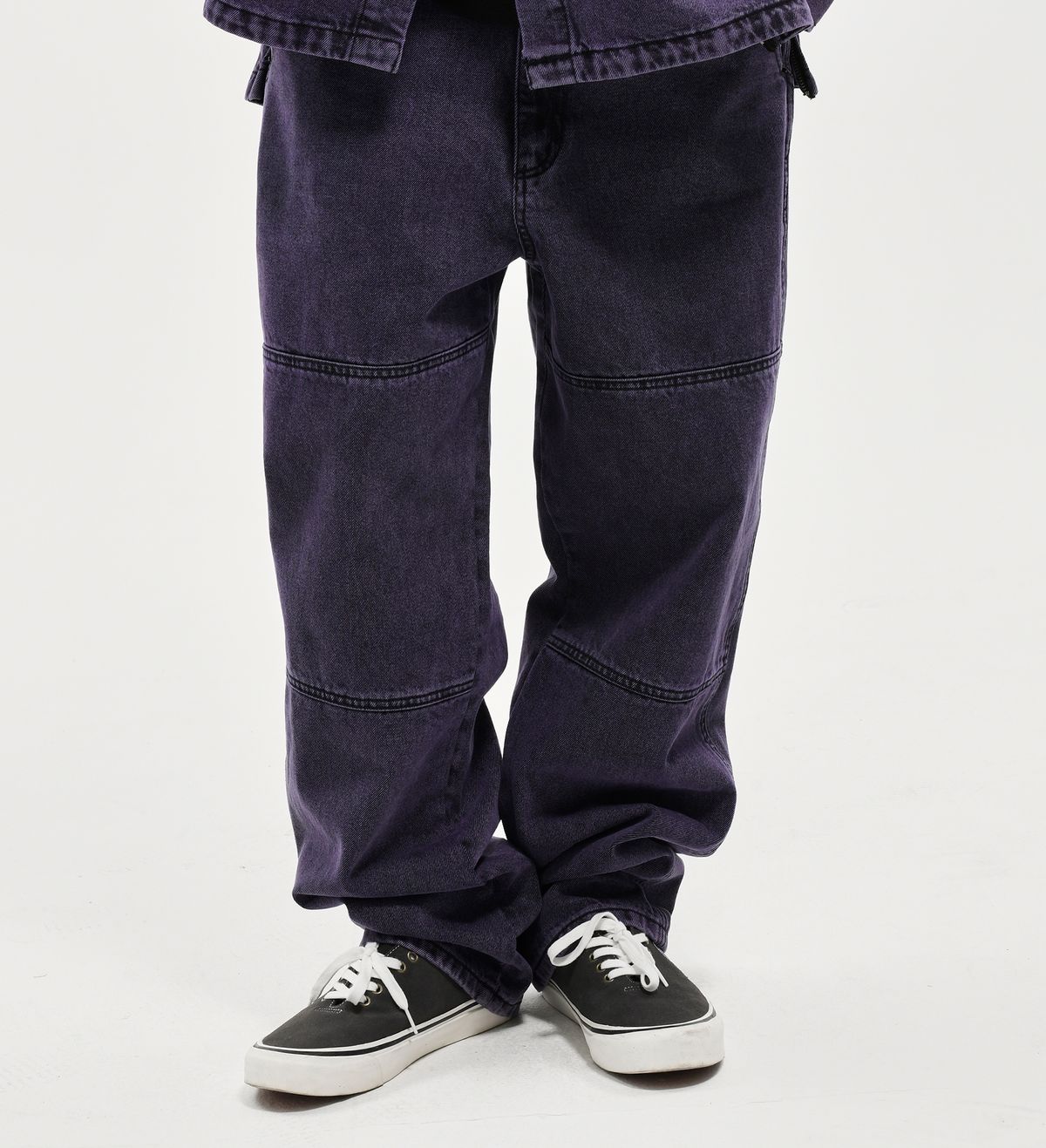 엑스트라오디너리(EXTRAORDINARY) ACID WASHED PANTS PURPLE