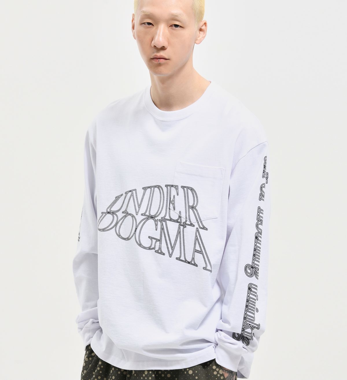 엑스트라오디너리(EXTRAORDINARY) UNDER DOGMA LONGSLEEVE WHITE