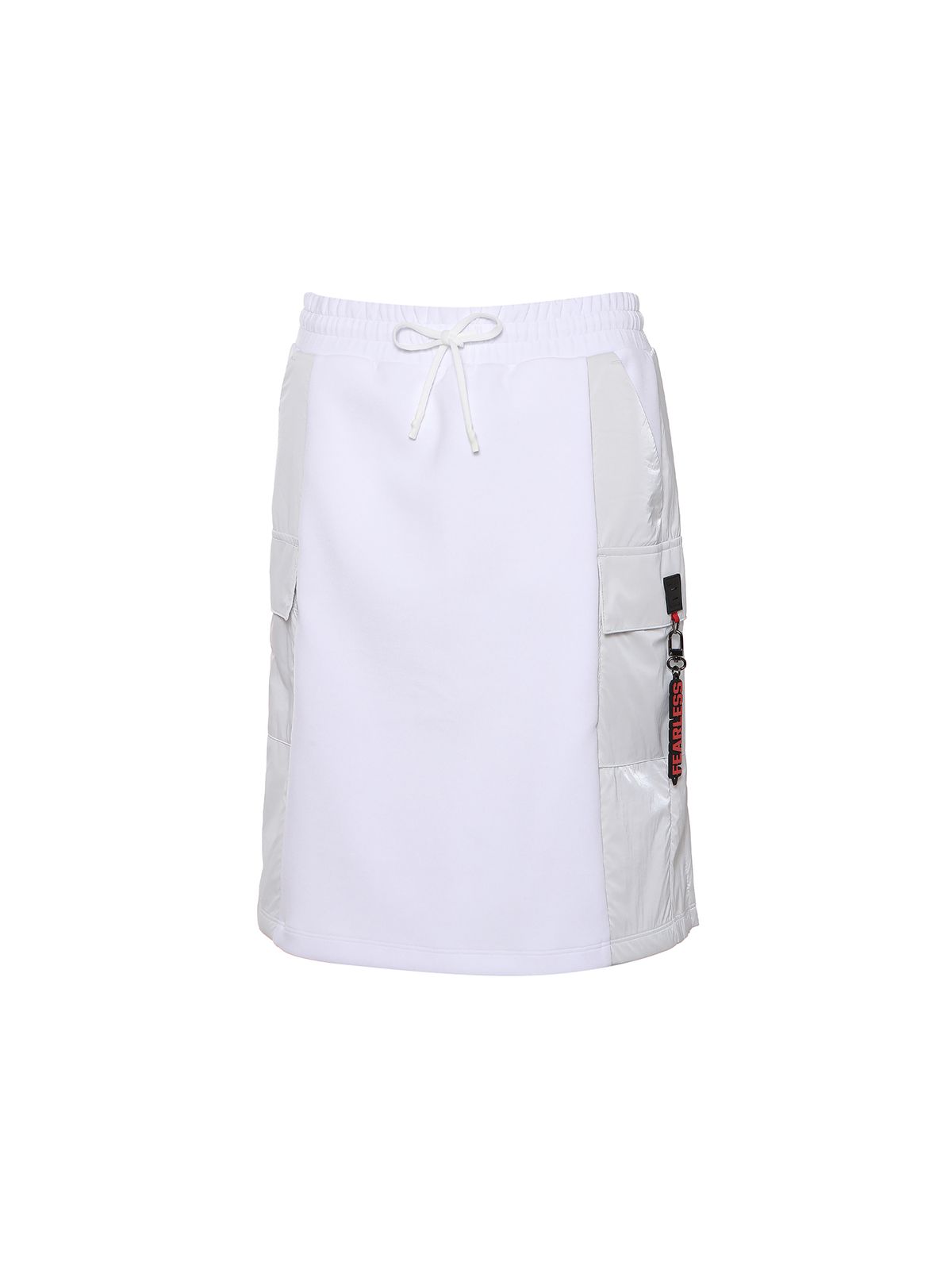 와이드앵글(WIDEANGLE) PF 하이브리드 미들밴딩 스커트 L_Off White