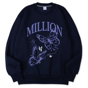 MILLION Butterfly 해비쭈리 맨투맨