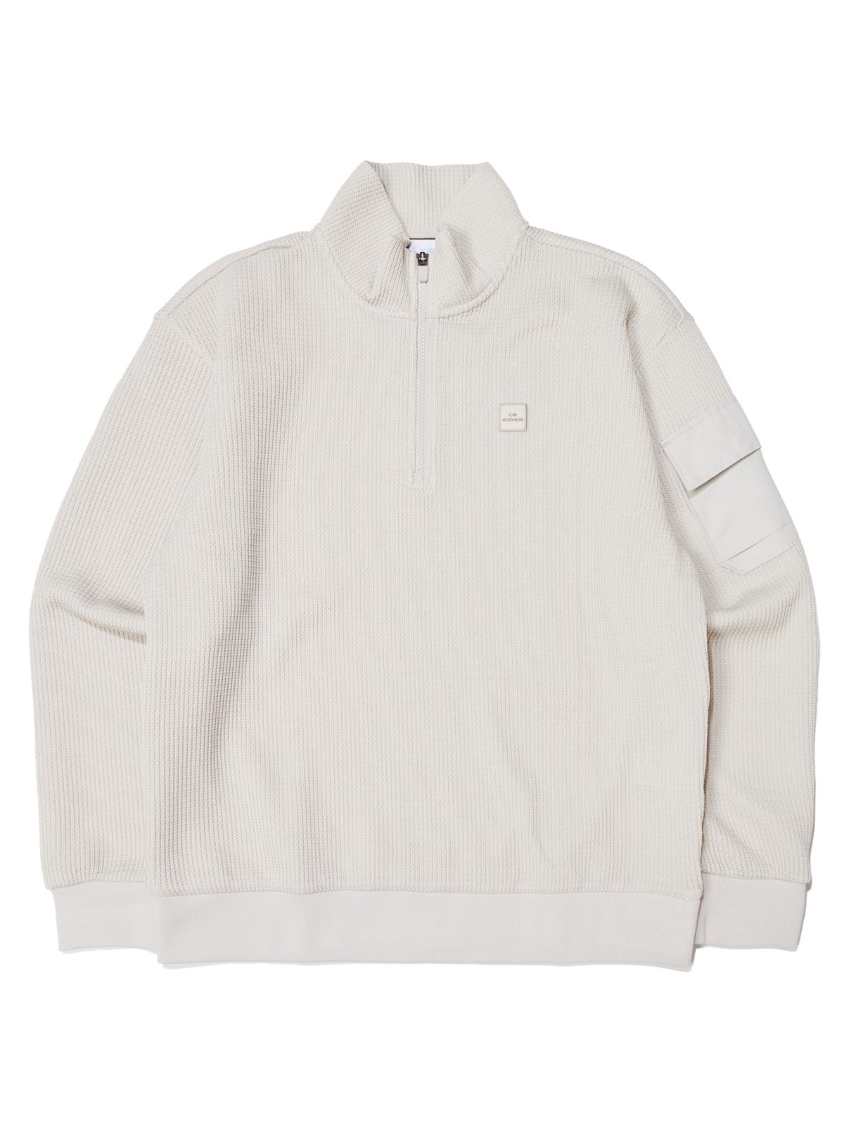 아이더(EIDER) WOOLLY (울리) UNI 짚업 티셔츠_Sand beige