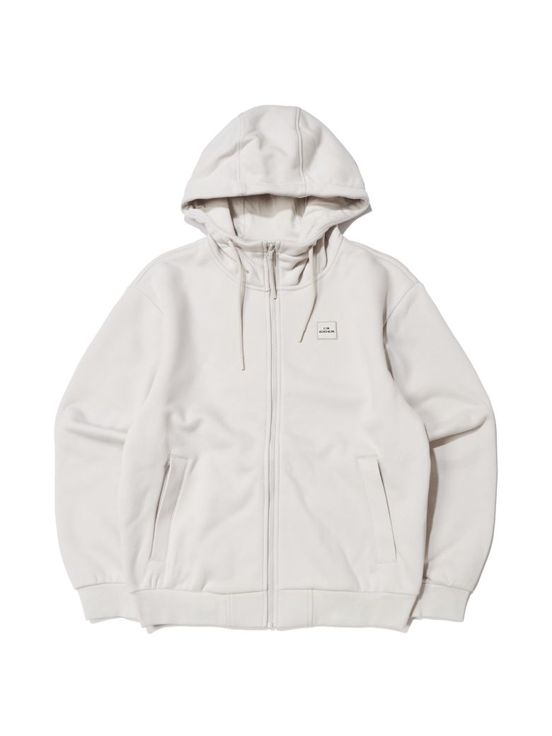 CENTRAL (센트럴) UNI 기모 후디 자켓_Sand beige