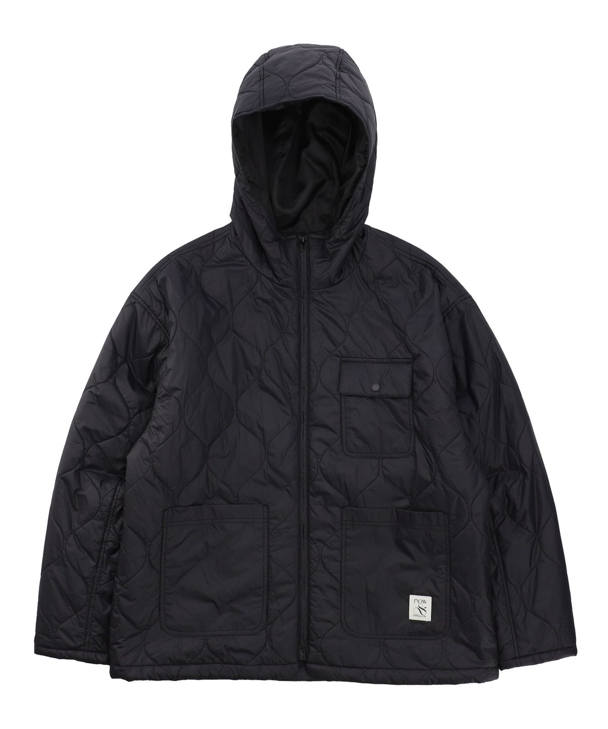 나우앤투모로우(NOWANDTOMORROW) QUILTING HOOD JUMPER [2 COLOR]