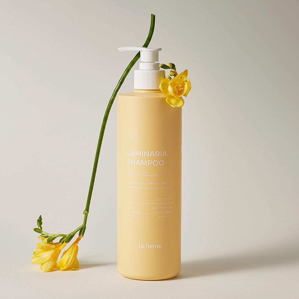라페름(LA FERME) 라미나리아 샴푸 페어 앤 프리지아 500ml + 샤쉐 6종 사은품 증정