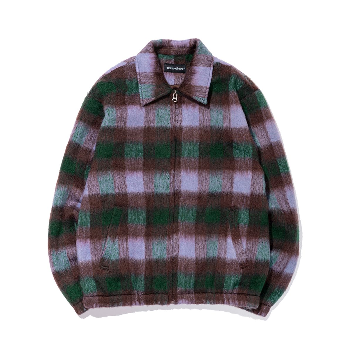 엑스트라오디너리(EXTRAORDINARY) CHECK BLOUSON PURPLE