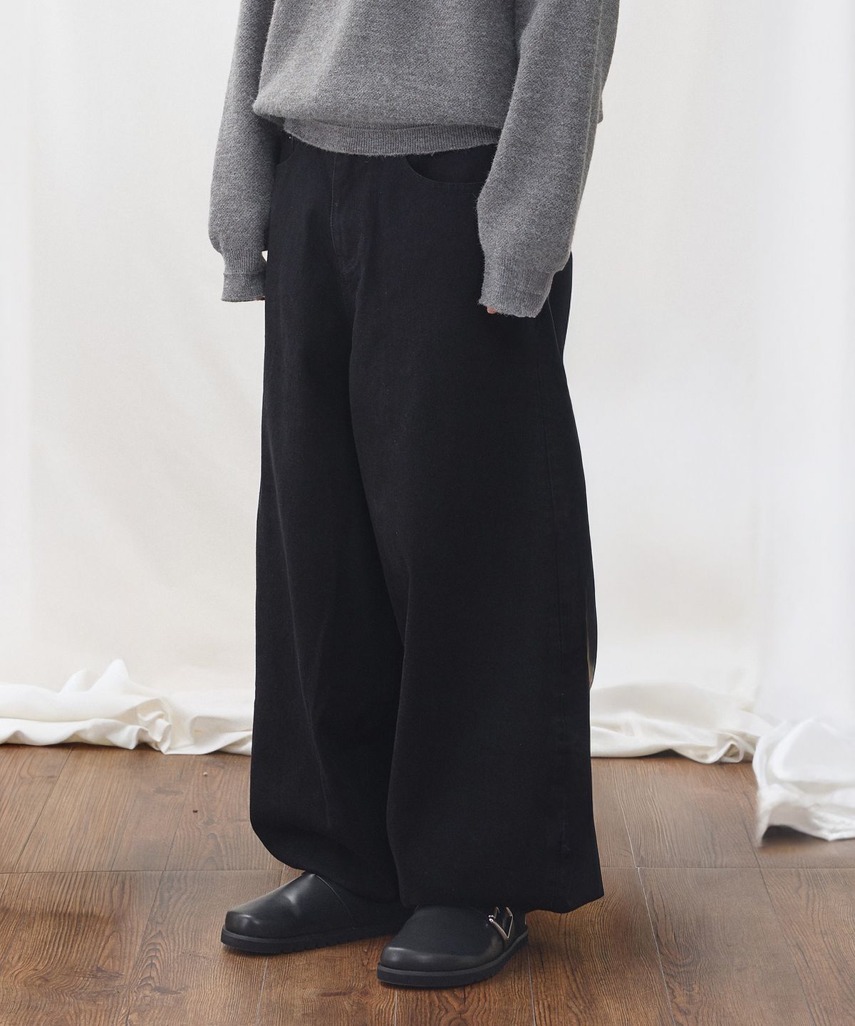 이스트서비스샵(eastserviceshop) Ballon Denim Pants - Black