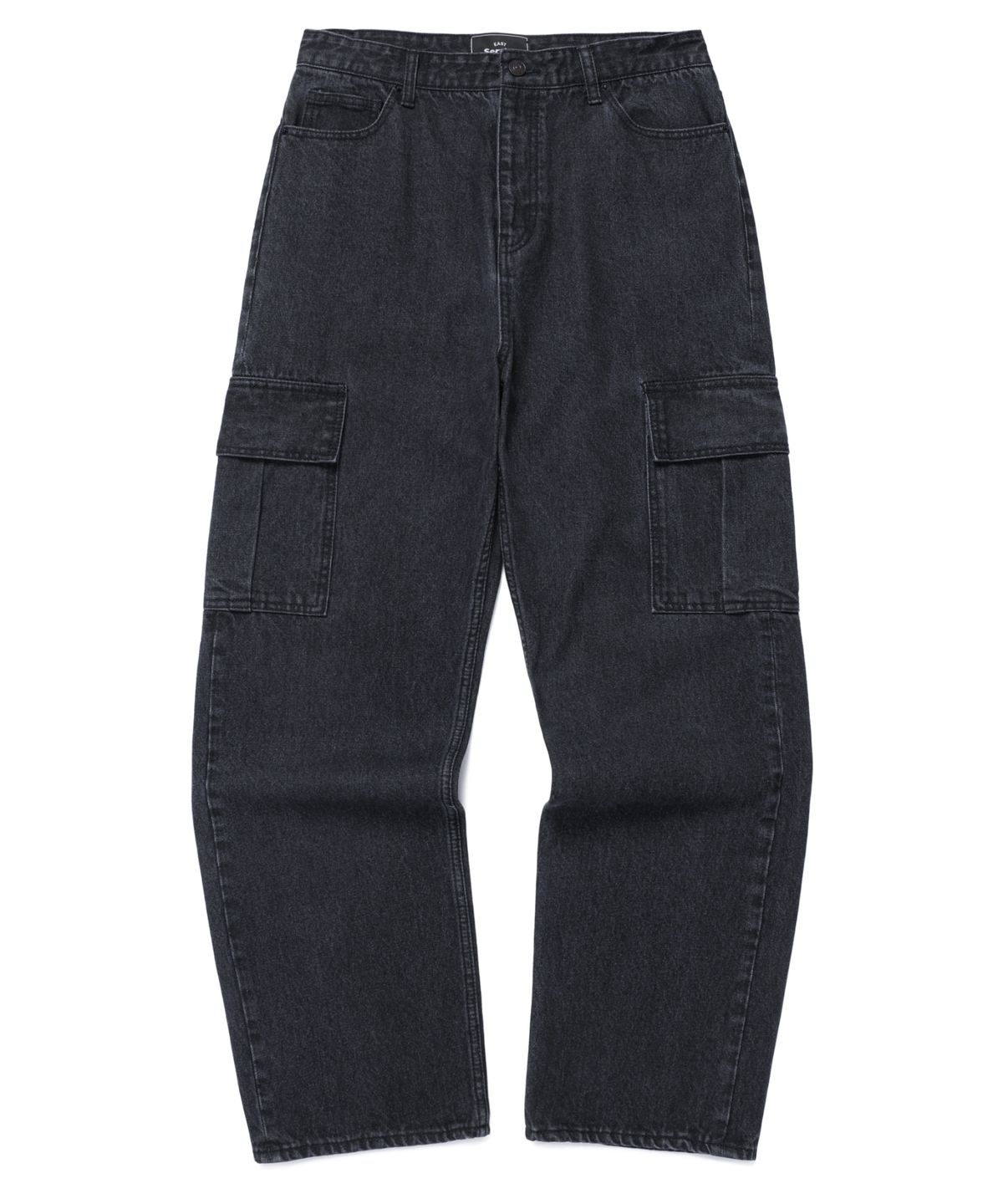 이스트서비스샵(eastserviceshop) Cargo Semi Denim Pants - Black