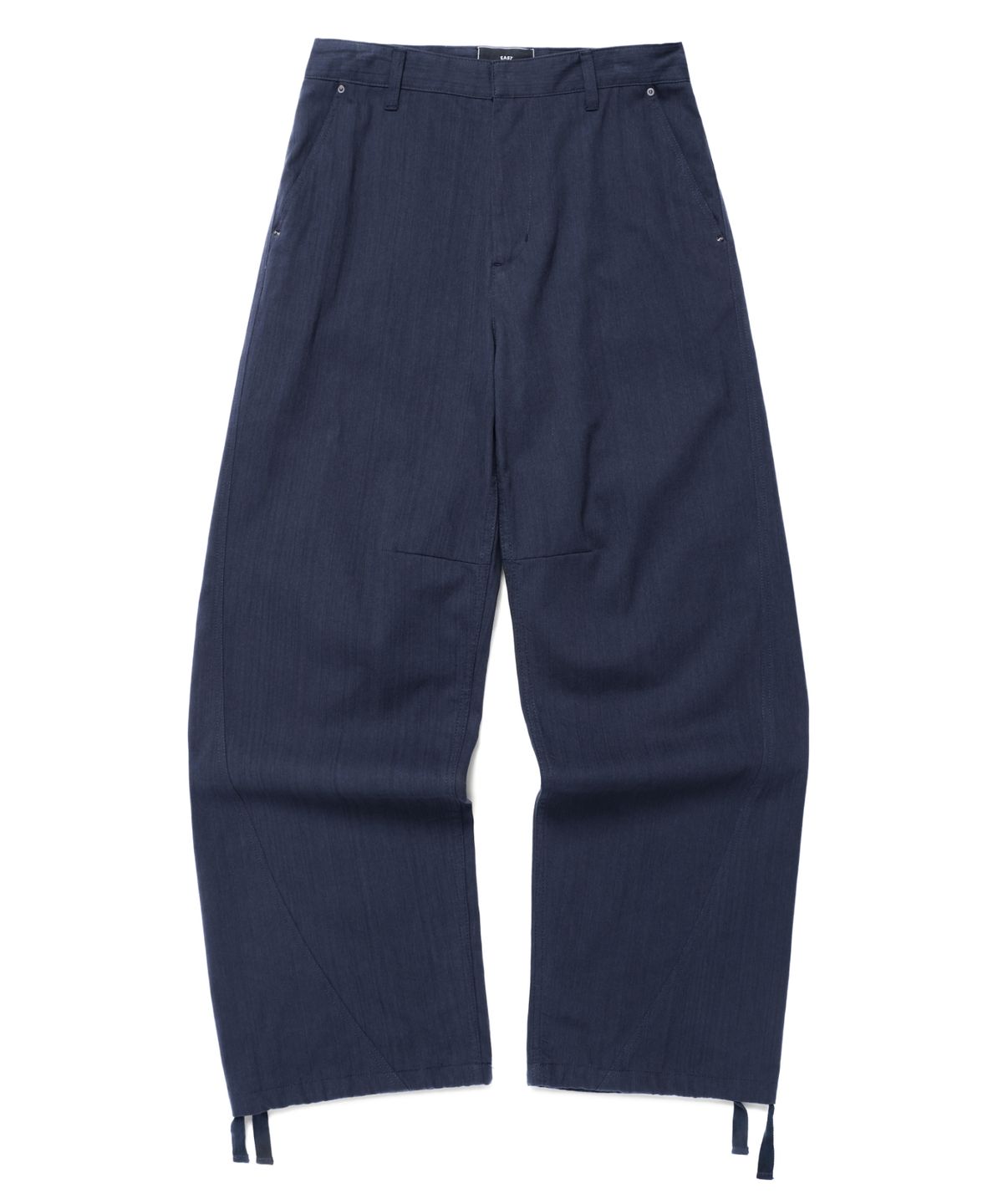이스트서비스샵(eastserviceshop) Curved Cotton Pants - Navy