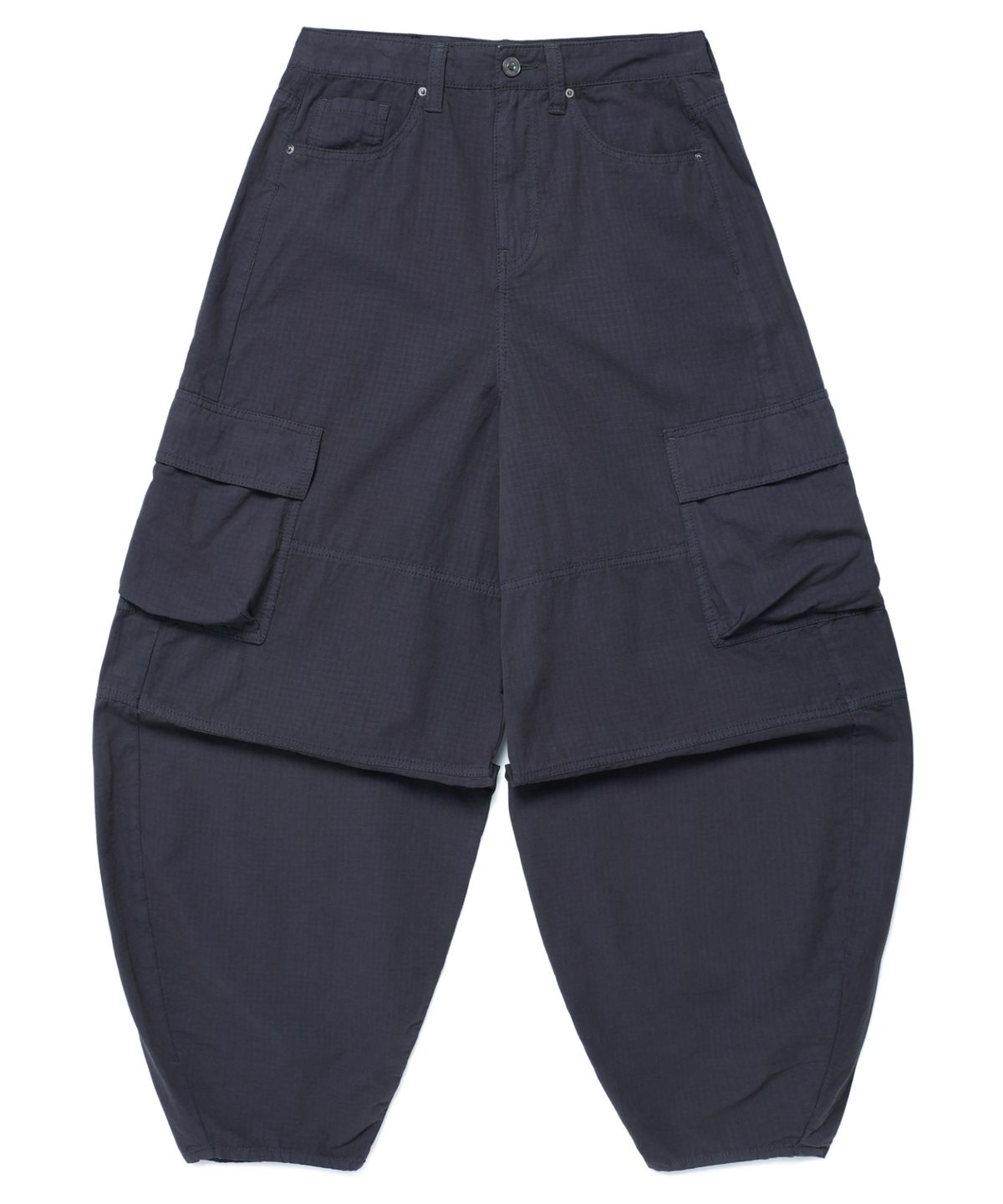 이스트서비스샵(eastserviceshop) Ballon Dyed Cargo Pants - Charcoal
